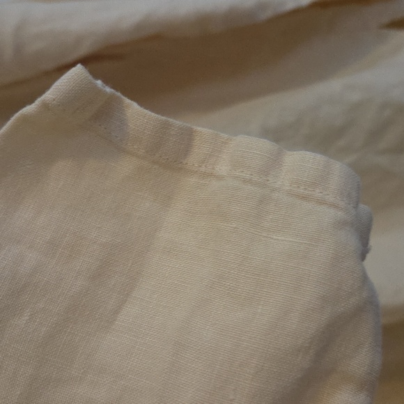 J. Jill Linen Butter Yellow Button Down Blouse - Picture 7 of 7